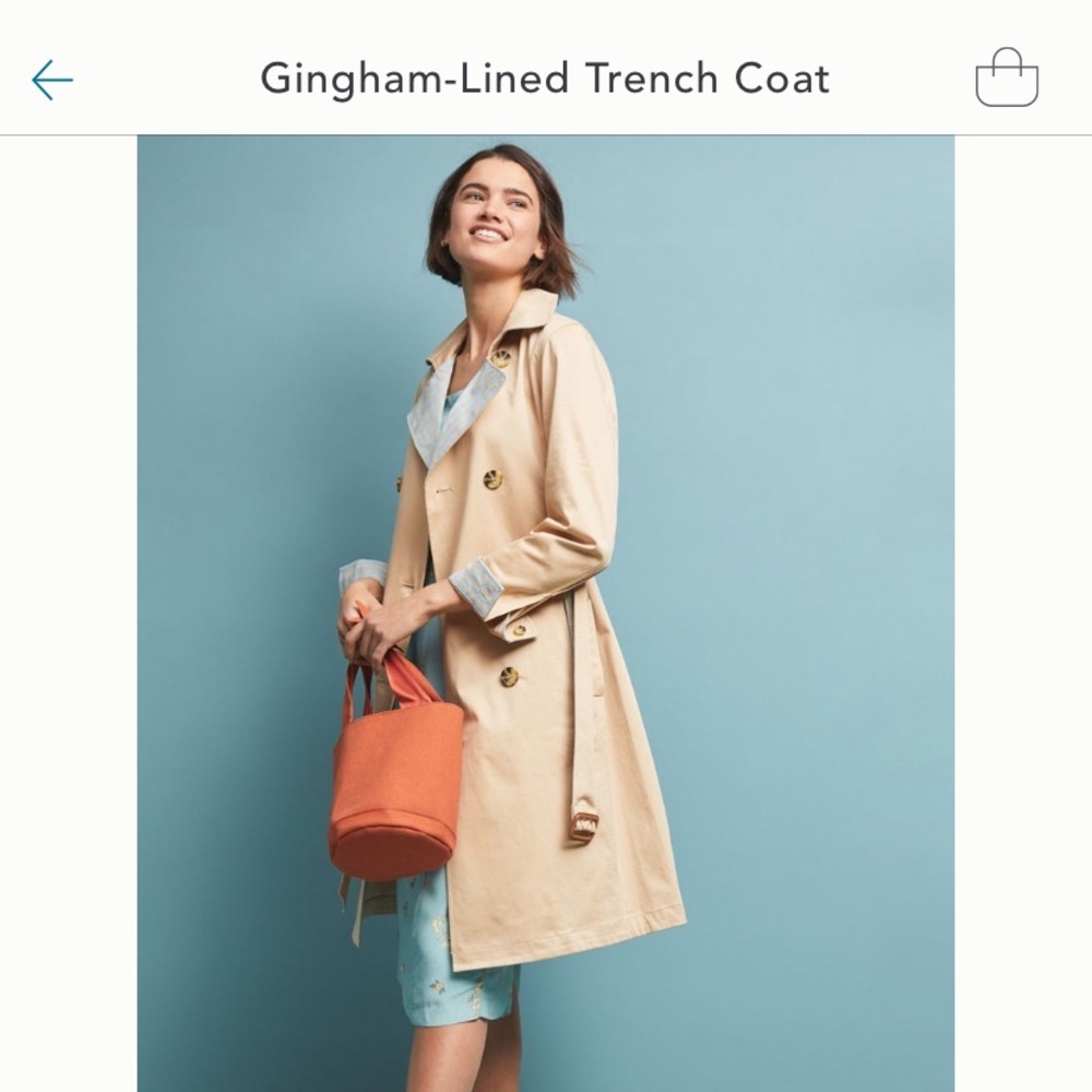 Anthropologie Trench Coat